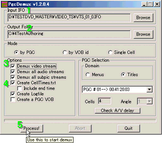 ［PgcDemux の使い方］